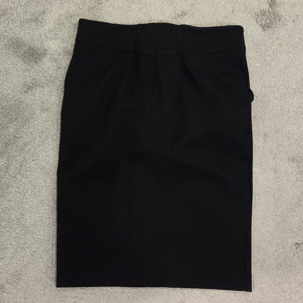 Melanie Lyne Black Midi Pencil Skirt